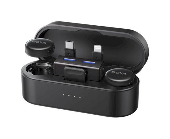 Boya Boyalink 3-01 Беспроводной микрофон 2.4 GHz / Type-C / Lightning Наушники