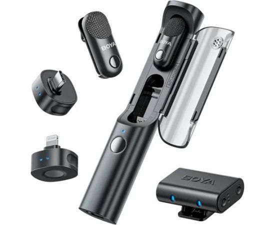 Boya Magic-02 Микрофон 2.4 GHz / Type-C / Lightning / 3.5 mm Mикрофоны