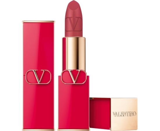 Valentino Rosso Matte Cream Lipstick 110R Refillable 3.5 g Lūpu krāsas, spīdumi, balzāmi