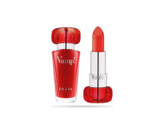 Pupa Vamp! Paraben-Free Volume Cream Lipstick 306 Outstanding Orange 3.5 g Lūpu krāsas, spīdumi, balzāmi