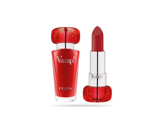 Pupa Vamp! Paraben-Free Volume Cream Lipstick 302 Ruby Red 3.5 g *Tester Помады, блески, бальзамы