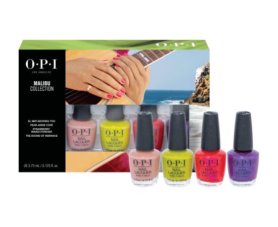 Set Opi Malibu Gel-Effect Nail Polish 4 pcs 3.75ml Nagu lakas