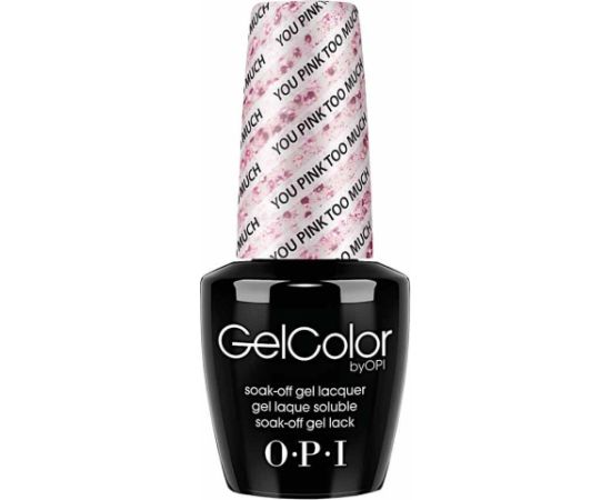 Opi Gel Color Semi-Permanent Nail Polish GC G40 You Pink Too Much 15ml Nagu lakas