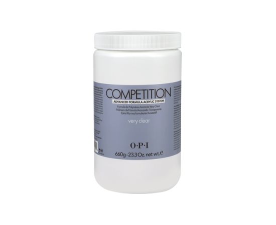Opi Competition Acrylic Nail Powder Very Clear 660 g Nagu lakas