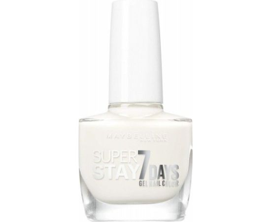 Maybelline Super Stay 7 Days Colour Corrector Nail Polish 071 Pur White 10ml Nagu lakas