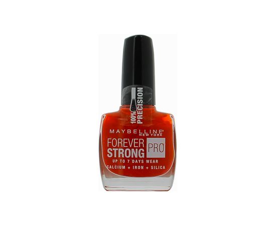 Maybelline Forever Strong Super Stay 7 Days Nail Polish 505 Red 10ml Nagu lakas