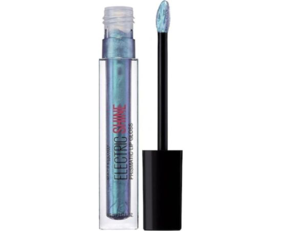Maybelline Electrio Shine Prismatic Lip Gloss 165 Electric Blue 5ml Lūpu krāsas, spīdumi, balzāmi