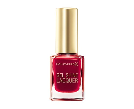 Max Factor Gel Shine Lacquer Top Coat Nail Polish 50 Radiant Ruby 11ml Nagu lakas