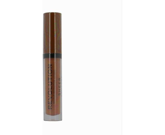 Makeup Revolution Sheer Brillant Vegan Lip Gloss 123 Brunch 3.5ml Lūpu krāsas, spīdumi, balzāmi