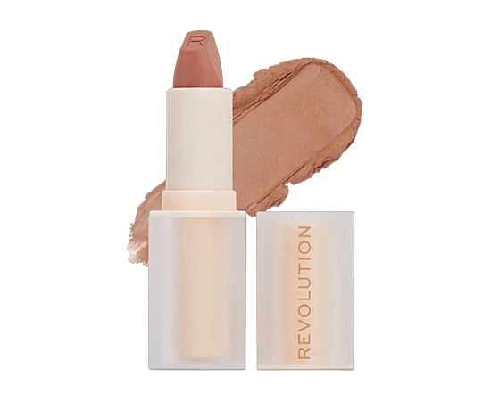 Makeup Revolution Lasting Kiss Cream Lipstick Chauffeur Nude 3.2 g Lūpu krāsas, spīdumi, balzāmi