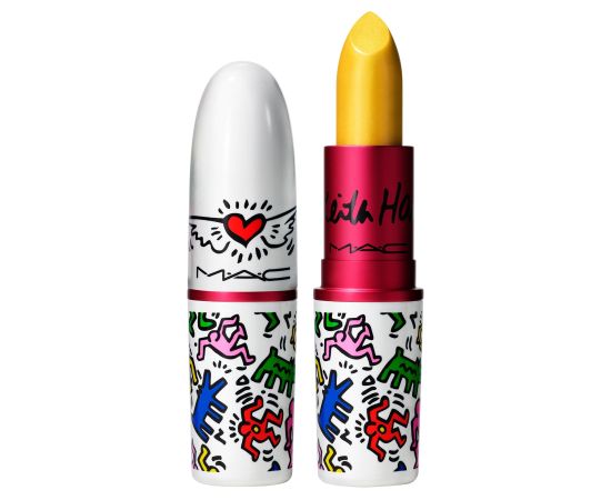 MAC Viva Glam X Keith Haring Longwear Cream Lipstick Yellow 3 g Lūpu krāsas, spīdumi, balzāmi