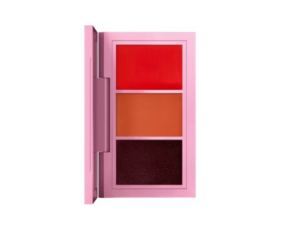 MAC From Harris With Love Lip Palette Roman Revelation: Bright Orange (Matte) + No Place Like LA: Warm Nude (Amplified) + London Grind: Deep purple (Amplified) 3 g Lūpu krāsas, spīdumi, balzāmi
