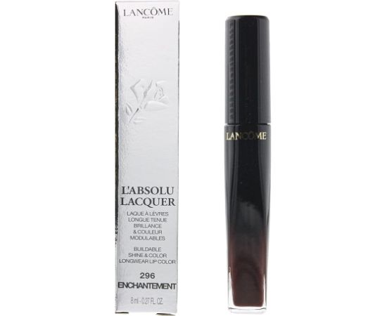 Lancome L'Absolu Lacquer Shine Liquid Lipstick 296 Enchantment 8ml Lūpu krāsas, spīdumi, balzāmi
