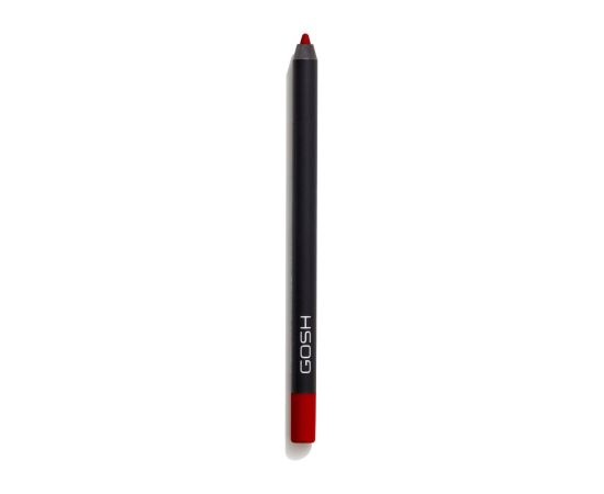 Gosh Velvet Touch Vegan Waterproof Contour Lip Liner 016 The Red 1.2 g Lūpu krāsas, spīdumi, balzāmi
