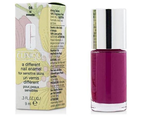 Clinique A Different Nail Enamel Base & Top Coat Nail Polish 04 Hi Sweetie 9ml Nagu lakas