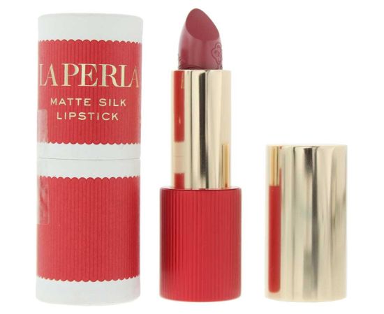 La Perla Matte Silk Matte Cream Lipstick 109 Rosewood Red 3.5 g Lūpu krāsas, spīdumi, balzāmi