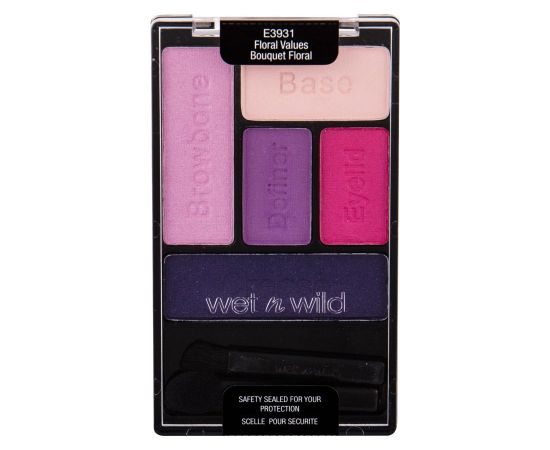 Wet n Wild Color Icon Eyeshadow Palette E3931 Floral Values 5 Shades 6 g Dekoratīvā kosmētika
