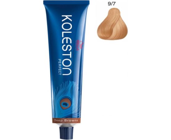 Wella Professionals Koleston Perfect Permanent Hair Dye 9/7 Very Light Brown Blonde 60ml Matu kopšana