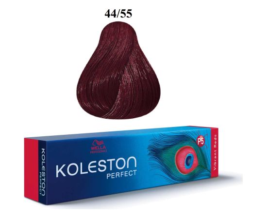 Wella Professionals Koleston Perfect Permanent Hair Dye 44/55 Medium Brown Intensive Mahogany Intensive 60ml Matu kopšana