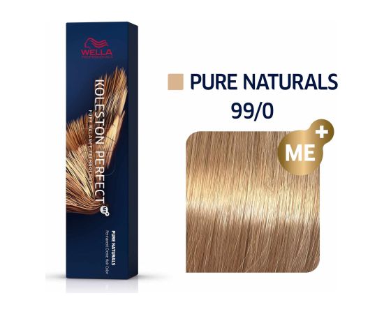 Wella Professionals Koleston Perfect Me+ Permanent Hair Dye 99/0 Bright Blonde Natural Intense 60ml Matu kopšana