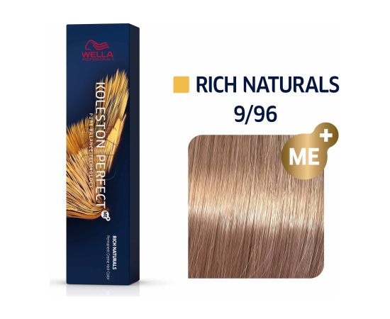 Wella Professionals Koleston Perfect Me+ Permanent Hair Dye 8/74 Light Blond Chestnut Red 60ml Matu kopšana