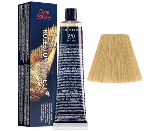 Wella Professionals Koleston Perfect Me+ Permanent Hair Dye 9/0 Lightest Natural Blonde 60ml Matu kopšana