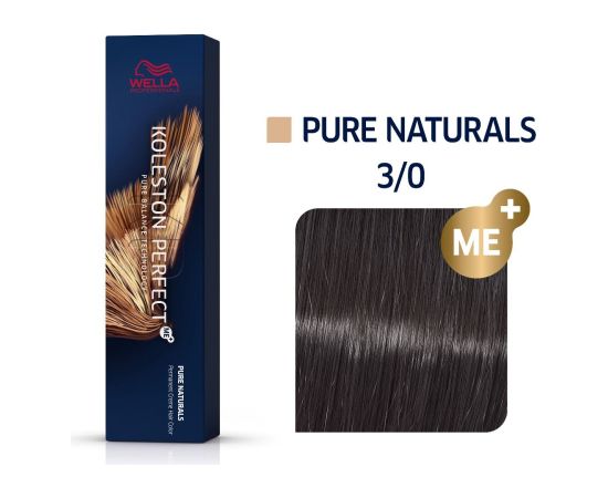 Wella Professionals Koleston Perfect Me+ Permanent Hair Dye 3/0 Dark Brown 60ml Matu kopšana