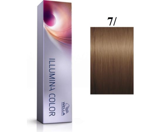 Wella Professionals Illumina Color Permanent Hair Dye 7/ Medium Blonde 60ml Matu kopšana