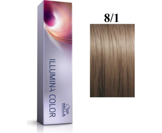 Wella Professionals Illumina Color Permanent Hair Dye 8/1  60ml Matu kopšana