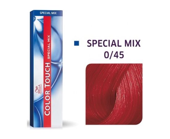 Wella Professionals Color Touch Special Mix Ammonia-Free Semi-Permanent Hair Dye 0/45 Red Mahogany 60ml Matu kopšana