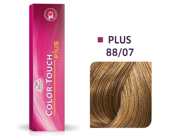 Wella Professionals Color Touch Plus Ammonia-Free Semi-Permanent Hair Dye 88/07 Light Blonde Natural Intense Chestnut 60ml Matu kopšana