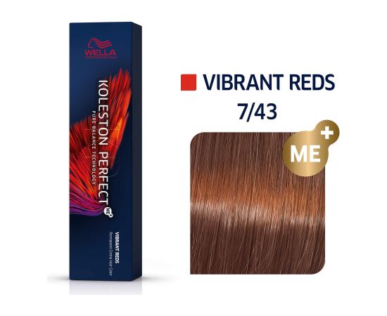 Wella Professionals Color Touch Ammonia-Free Semi-Permanent Hair Dye 7/43 Vibrant Reds 60ml Matu kopšana
