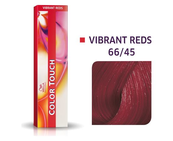 Wella Professionals Color Touch Ammonia-Free Semi-Permanent Hair Dye 66/45 Dark Intense Red Mahogany Blonde 60ml Matu kopšana