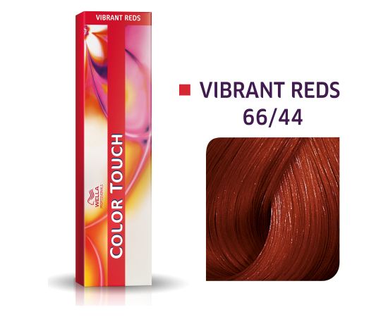 Wella Professionals Color Touch Ammonia-Free Semi-Permanent Hair Dye 66/44 Dark Blonde Intensive Red 60ml Matu kopšana