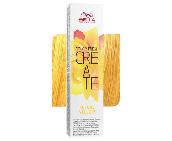 Wella Professionals Color Fresh Create Ammonia-Free Semi-Permanent Hair Dye Future Yellow 60ml Matu kopšana