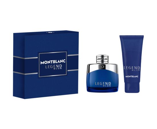 Set Montblanc: Legend Blue Eau De Parfum For Men 50ml + Legend Blue Cleansing Shower Gel All Over The Body For All Skin Types 100ml Dāvanu komplekti