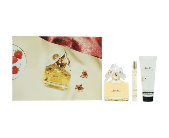 Set Marc Jacobs: Daisy Eau De Toilette For Women 100ml + Daisy Hydrating Body Lotion 75ml + Daisy Eau De Toilette For Women 10ml *Miniature Dāvanu komplekti