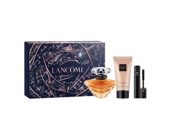 Set Lancome: Tresor Eau De Parfum For Women 30ml + Tresor Moisturizing Body Lotion 50ml + Hypnose Mascara Black 2ml Dāvanu komplekti