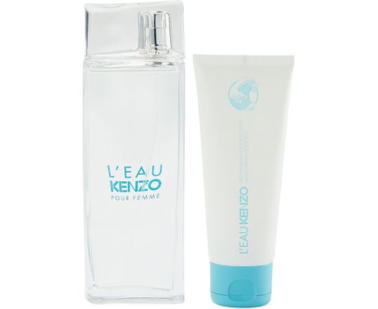 Set Kenzo: L'Eau Eau De Toilette For Women 100ml + L'Eau Hydrating Body Lotion 100ml Dāvanu komplekti