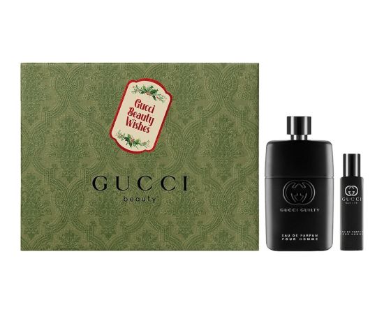 Set Gucci: Guilty Eau De Parfum For Men 90ml + Guilty Eau De Parfum For Men 15ml Dāvanu komplekti