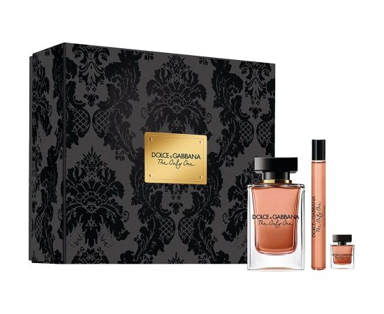 Set Dolce & Gabbana: The Only One Eau De Parfum For Women 100ml + The Only One Eau De Parfum For Women 10ml *Miniature + The Only One Eau De Parfum For Women 7.5ml *Miniature Dāvanu komplekti
