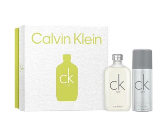 Set Calvin Klein: CK One Eau De Toilette Unisex 100ml + CK One 24h Protection Deodorant Spray For Men 150ml Dāvanu komplekti