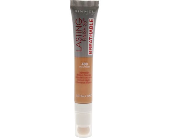 Rimmel London Lasting Finish Natural Medium Coverage Cream Concealer 400 Medium Dark 7ml Dekoratīvā kosmētika