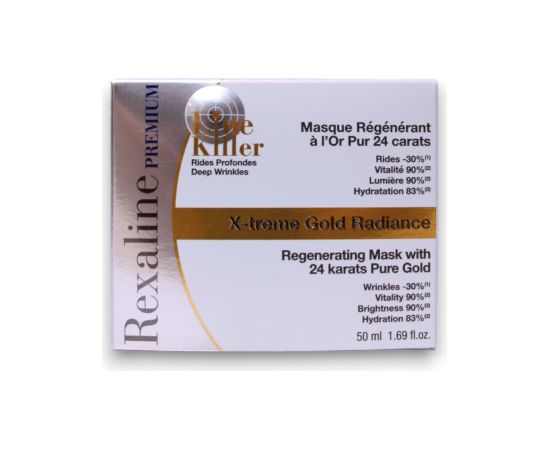 Rexaline Line Killer X-Treme Gold Regenerating Cream Mask For Face 50ml Sejas kopšana