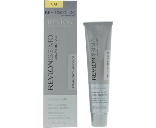 Revlon Revlonissimo Colorsmetique Permanent Hair Dye 6.35 Dark Amber Blonde 60ml Matu kopšana