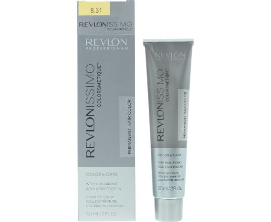 Revlon Revlonissimo Colorsmetique KER-HA Complex Permanent Hair Dye 8.31 Light Beige Blonde 60ml Matu kopšana
