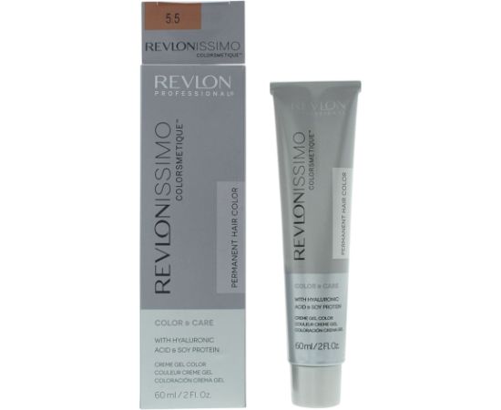 Revlon Revlonissimo Colorsmetique Enriched Permanent Hair Dye 5.5 Light Mahogany Brown 60ml Matu kopšana