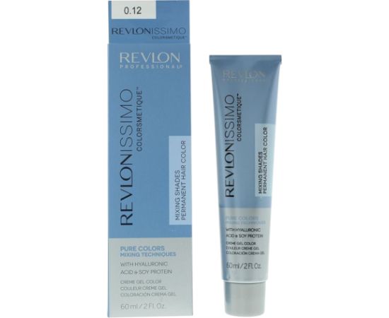 Revlon Revlonissimo Colorsmetique Color & Care Complex Permanent Hair Dye 0.12 Iridescent Grey 60ml Matu kopšana