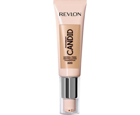 Revlon Candid Anti-Pollution Liquid Foundation 220 Sand Beige 22ml Dekoratīvā kosmētika