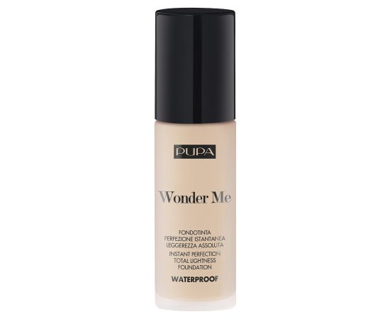 Pupa Wonder Me Paraben-Free Waterproof Liquid Foundation 009 Alabaster - Neutral 30ml Dekoratīvā kosmētika